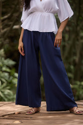 Aurelia Bloom Linen Top